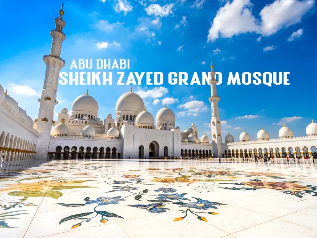 مسجد بزرگ شیخ زاید ابوظبی