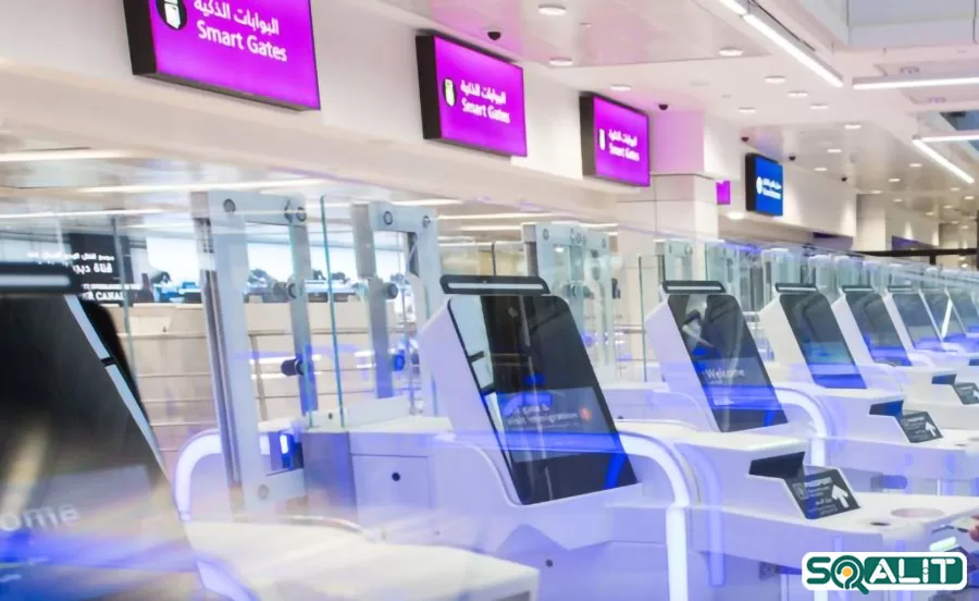 نحوه استفاده از شناسه امارات در گیت های الکترونیکی فرودگاه بین‌المللی دبی (DXB)