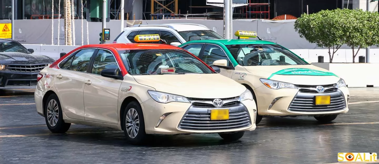 انواع تاکسی‌ها در دبی و نحوه محاسبه هزینه آنها