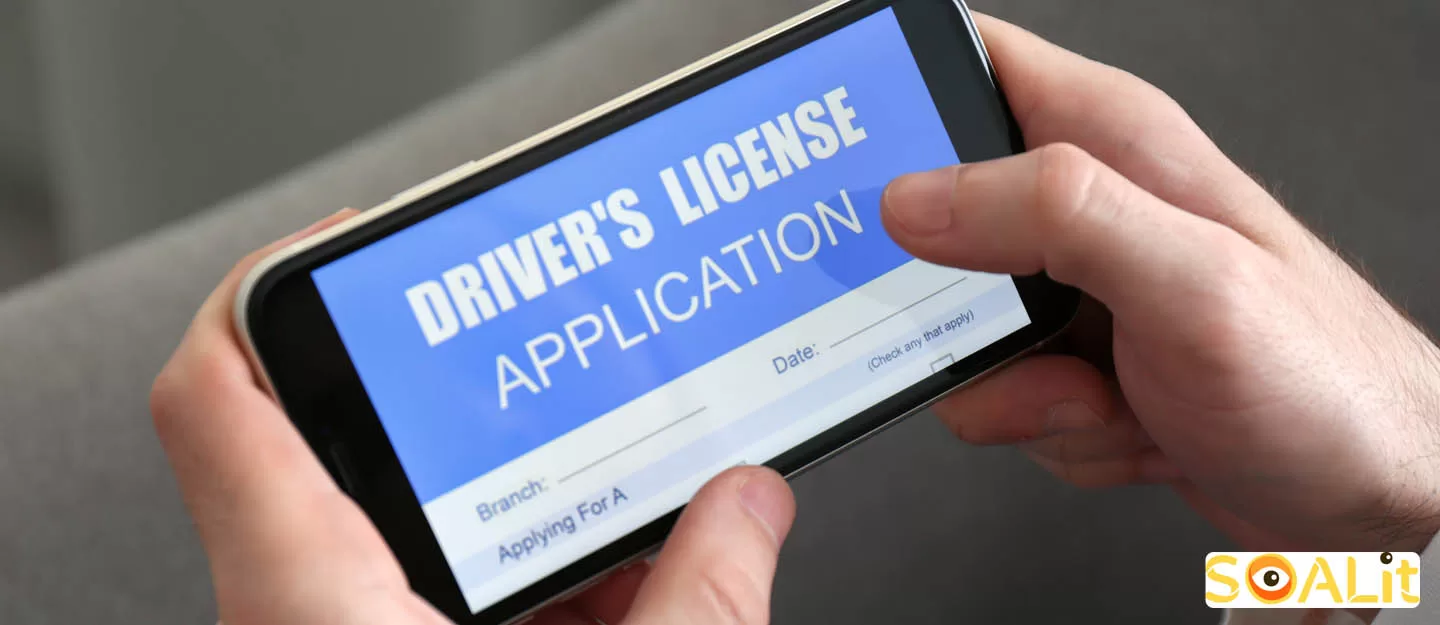 دریافت گواهینامه رانندگی دبی روی تلفن همراه